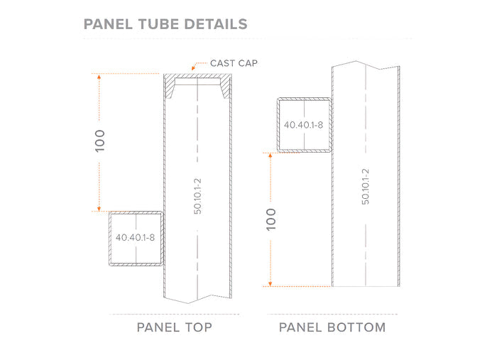 50x10 Aluminium Batten Fence Panel | Radiator Style 100mm Gap Australia