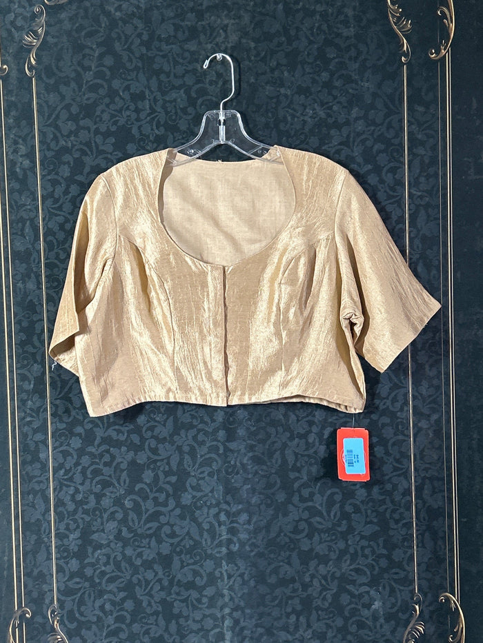 Antique gold blouse - Kurti Connection USA
