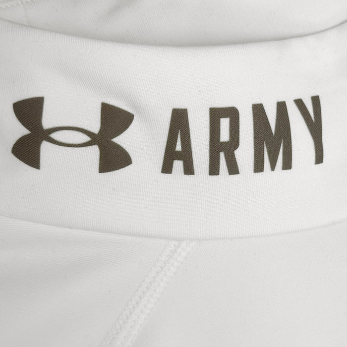 Army Under Armour ColdGear Fitted Mock (White)