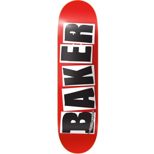 BAKER BRAND LOGO BLACK 8.38" SKATEBOARD DECK