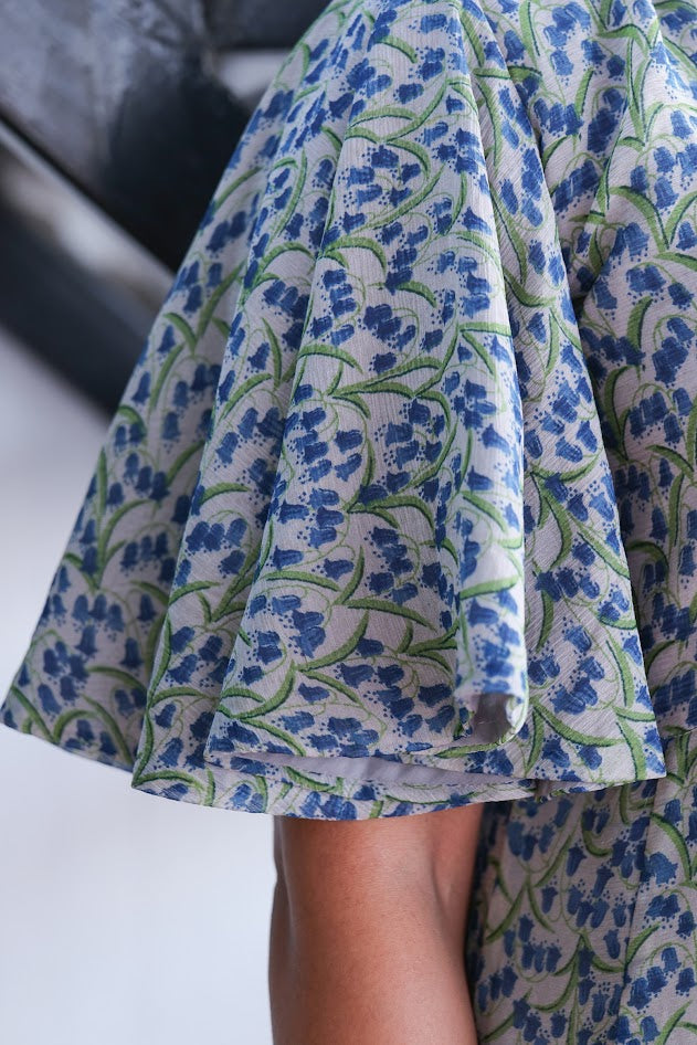 Bellflower chiffon dress
