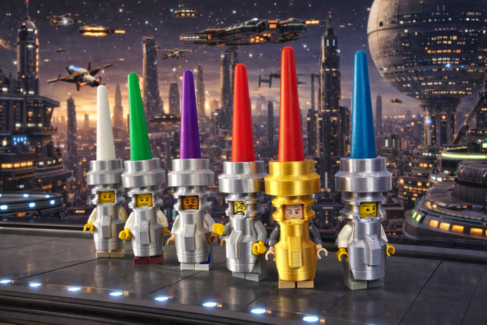 Custom Lightsaber Minifig Costumes for LEGO