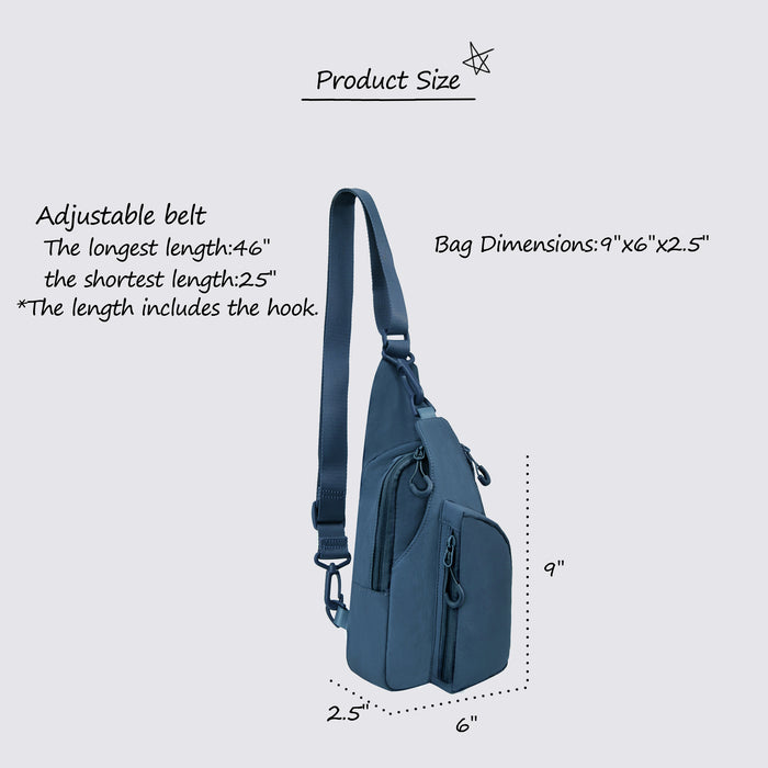 Blue NGIL Utility Sling Backpack