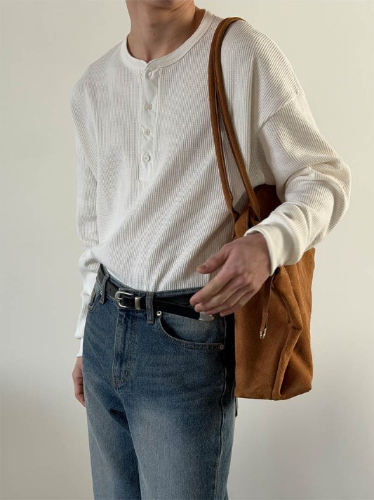 Brody Crop Henley Tee