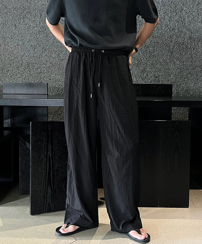Bugs Rayon-Nylon Wide Banding Pants