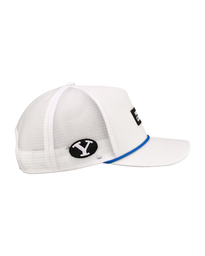 BYU Whiteout - White BYU Snapback