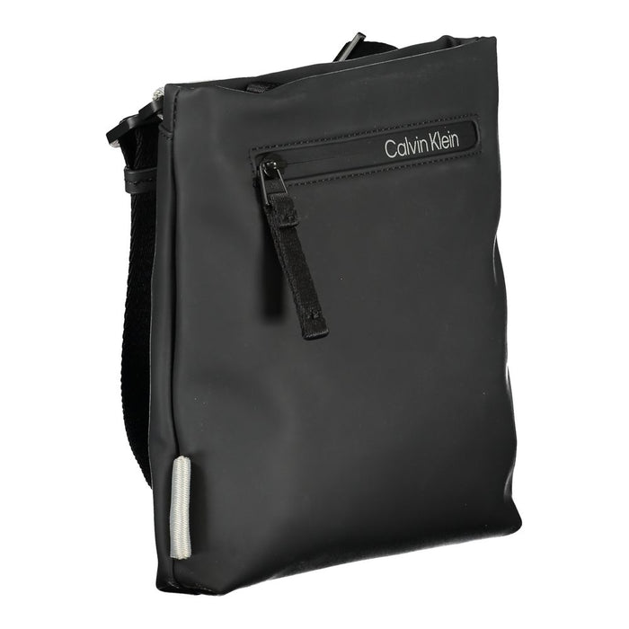 Calvin Klein Black Polyester Men's Shoulder Bag