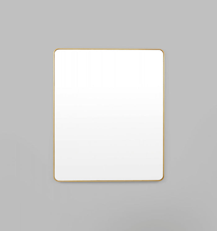Errol Rectangle Curved | Brass