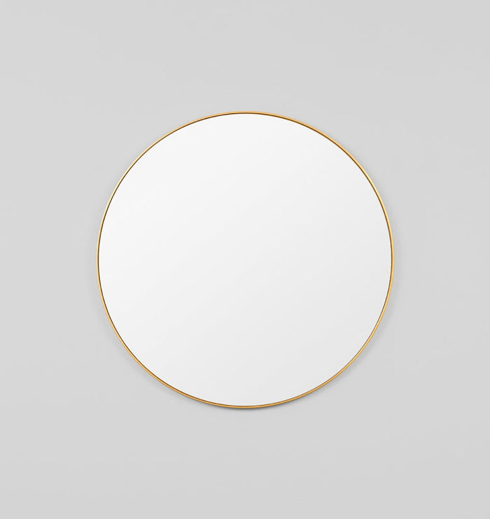 Clearance Stock | Round Mirror Bjorn 80 cm | Brass