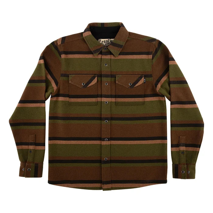 Creature - Horizon Long Sleeve Flannel (Hunter) *SALE