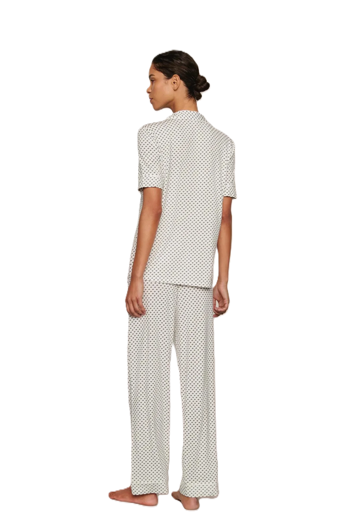 Eberjay Gisele Short-Sleeve and Pant Pajama Set