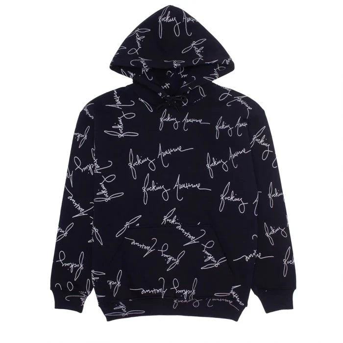 Fucking Awesome - Cursive Hoodie (Black) *SALE
