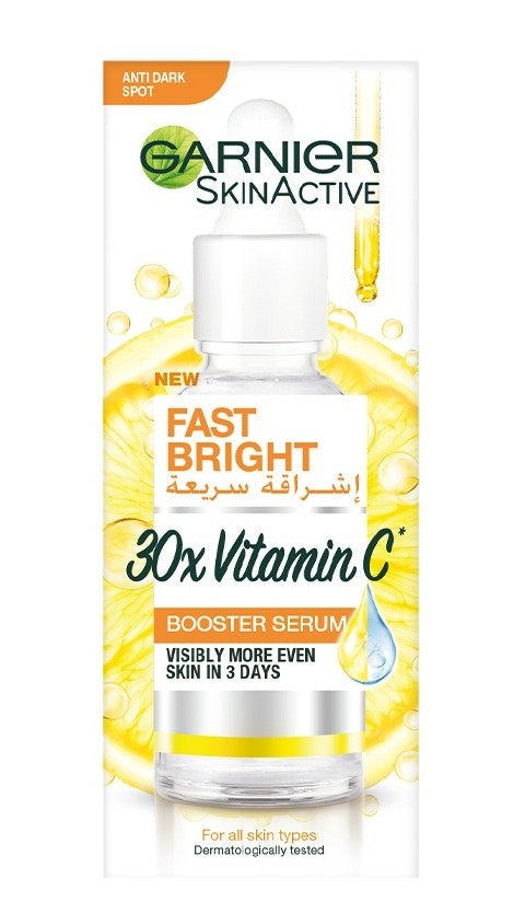 Garnier Fast Fairness Booster Serum Garnier Anti Aging
