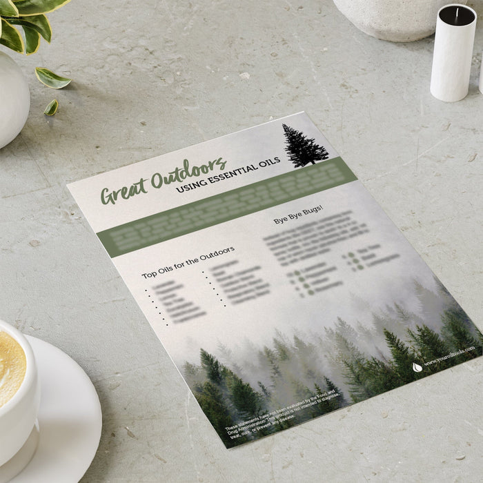Great Outdoors with Essential Oils Chart at Your Oil Tools