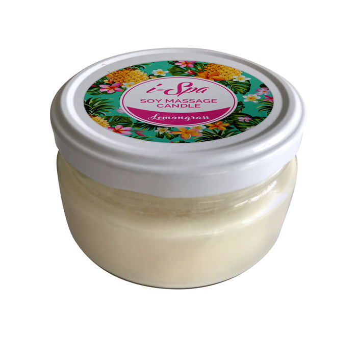 Lemongrass massage candle 200g