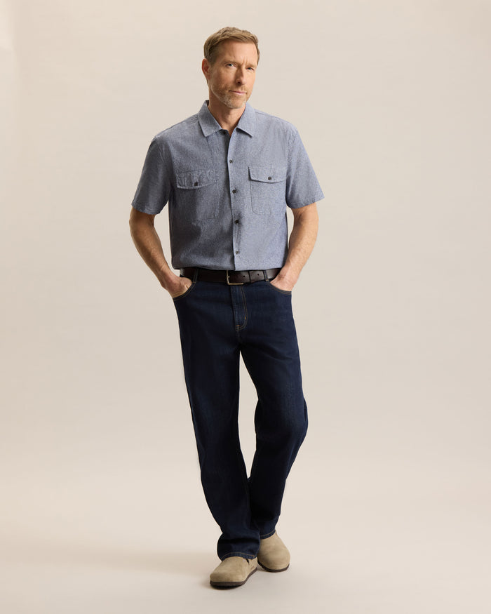 LINEN CHAMBRAY SHIRT