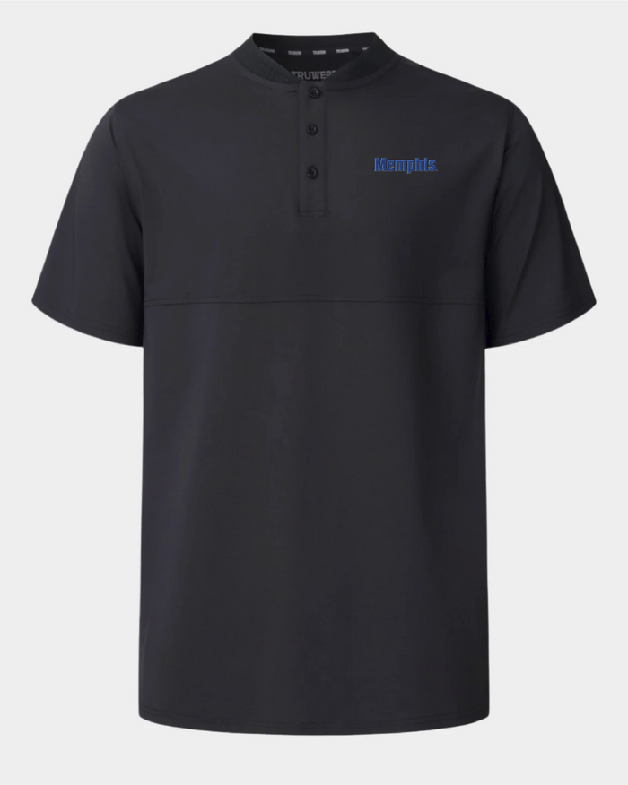 Memphis Crown Blade Polo Black