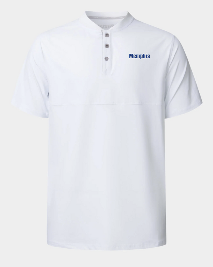 Memphis Crown Blade Polo White 4