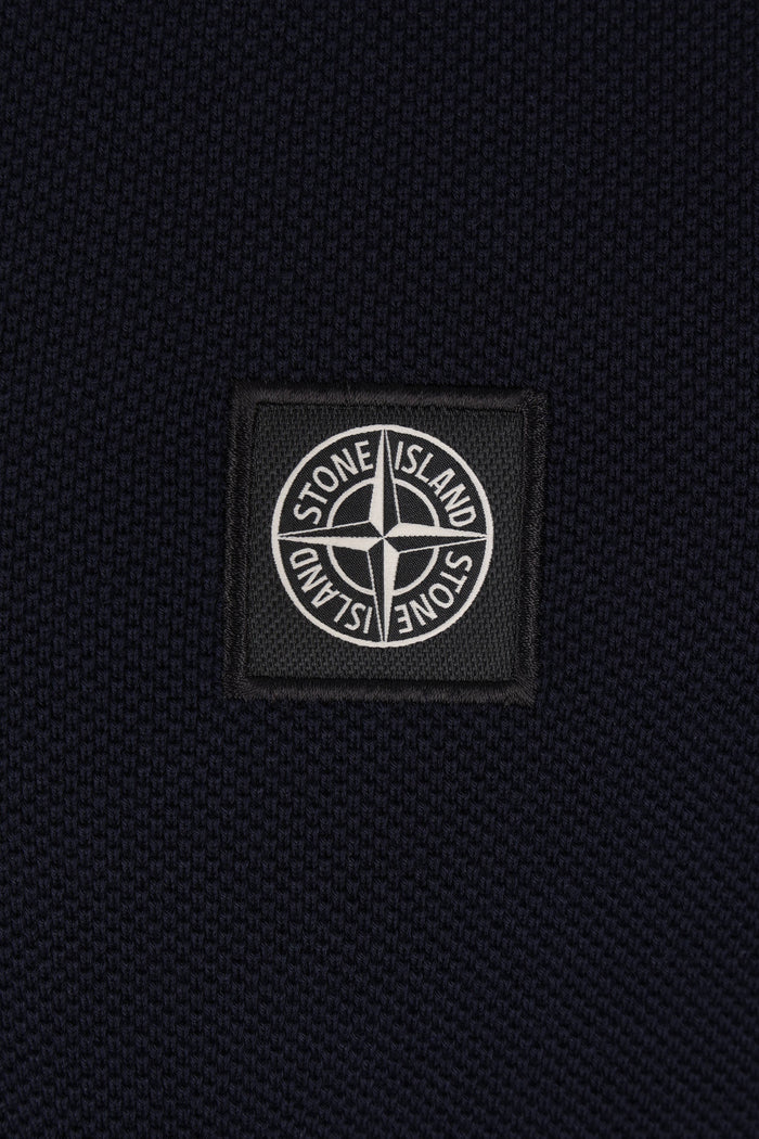 micro stitch cotton polo shirt