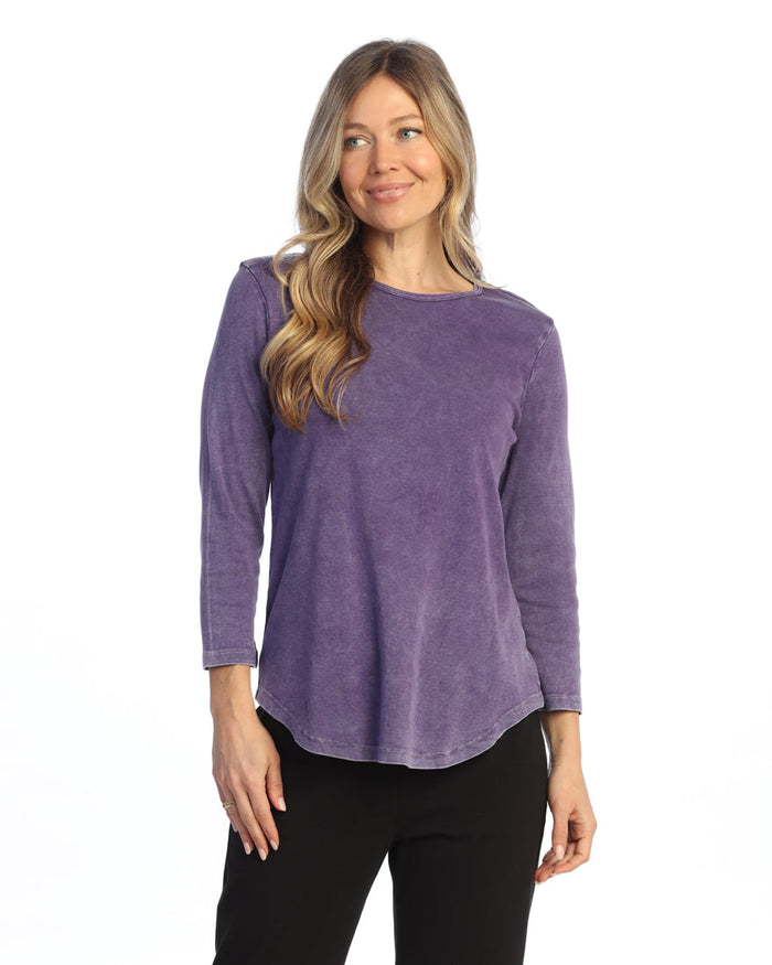 Mineral Washed Solid Cotton Top - M80