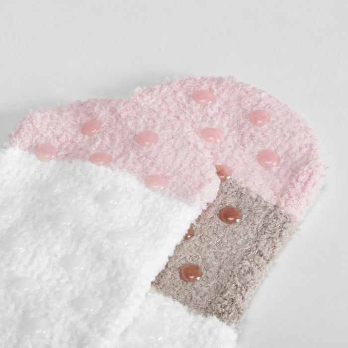Pack 2x calcetines largos multicolor mujer