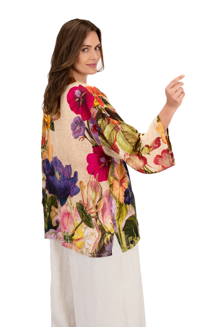 Powder Mid-Length Kimono