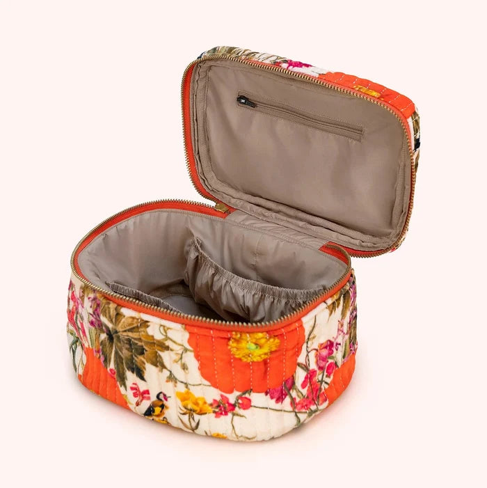 Powder Quilted Velvet Vanity Case
