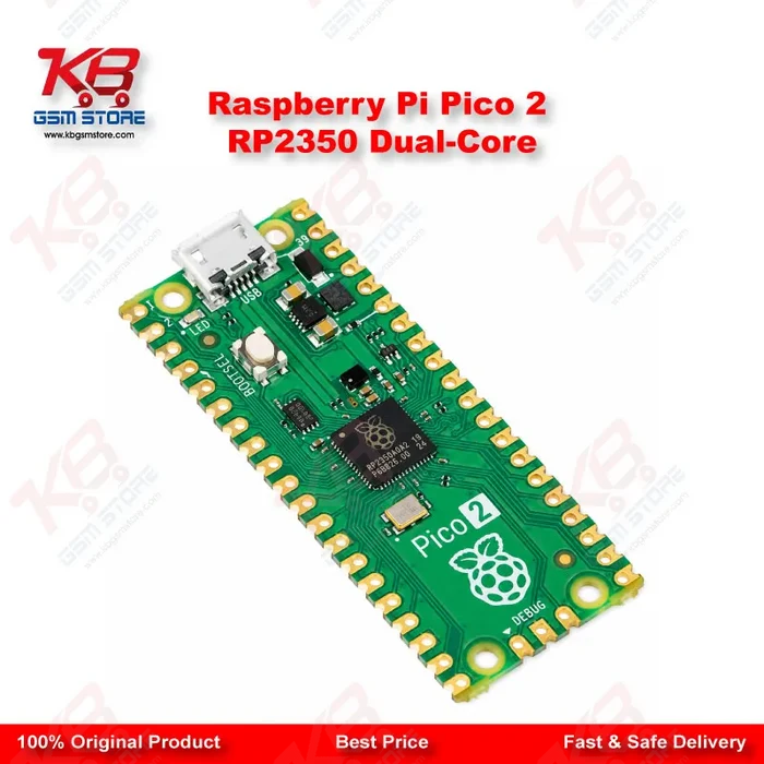 Raspberry Pi Pico 2 RP2350 Dual-Core Microcontroller Board
