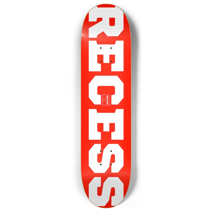 Recess Logo Deck Red 8