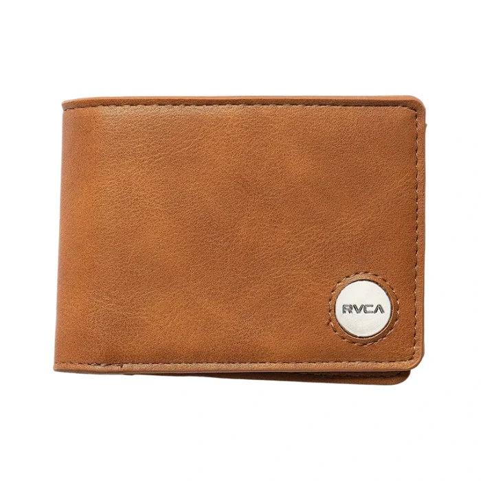 RVCA - Coin Flip Wallet (Black/Tan)