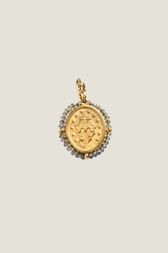 Santa Maria Charm | Gold/Shiny Purple
