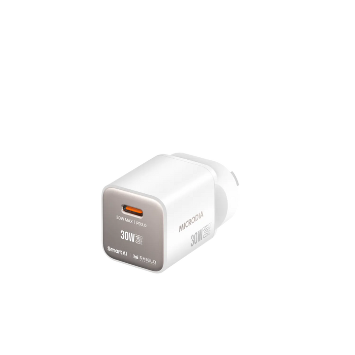 SMARTCube™ Nano Tiny-30W GaN Pro Wall Charger USB-C PD3.0 Microdia