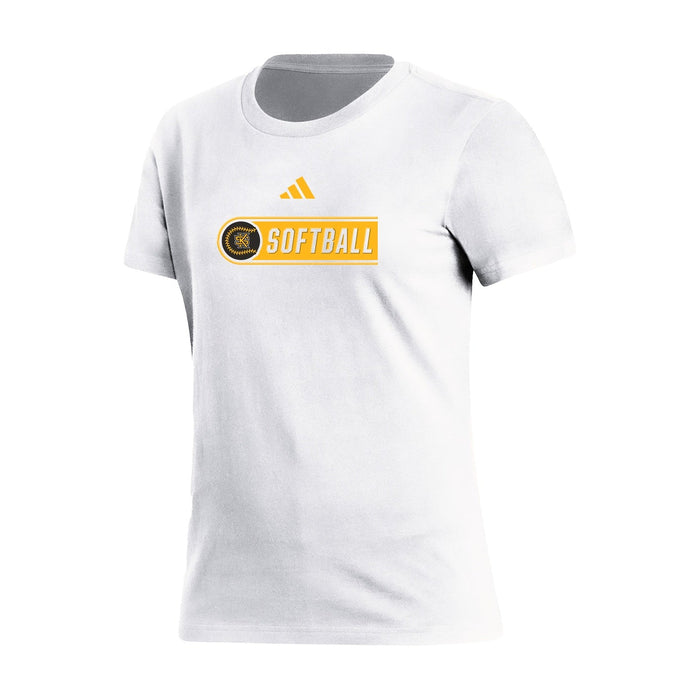 SOFTBALL : Women's Fresh Short Sleeve Tee - White
