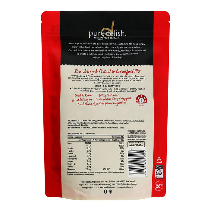 Pure Delish Strawberry & Pistachio Breakfast Mix _2
