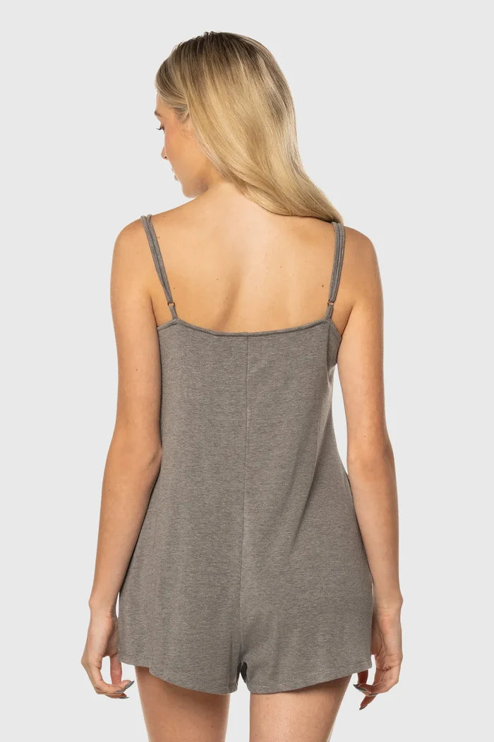 TEAMLTD Ladies Button Up Romper