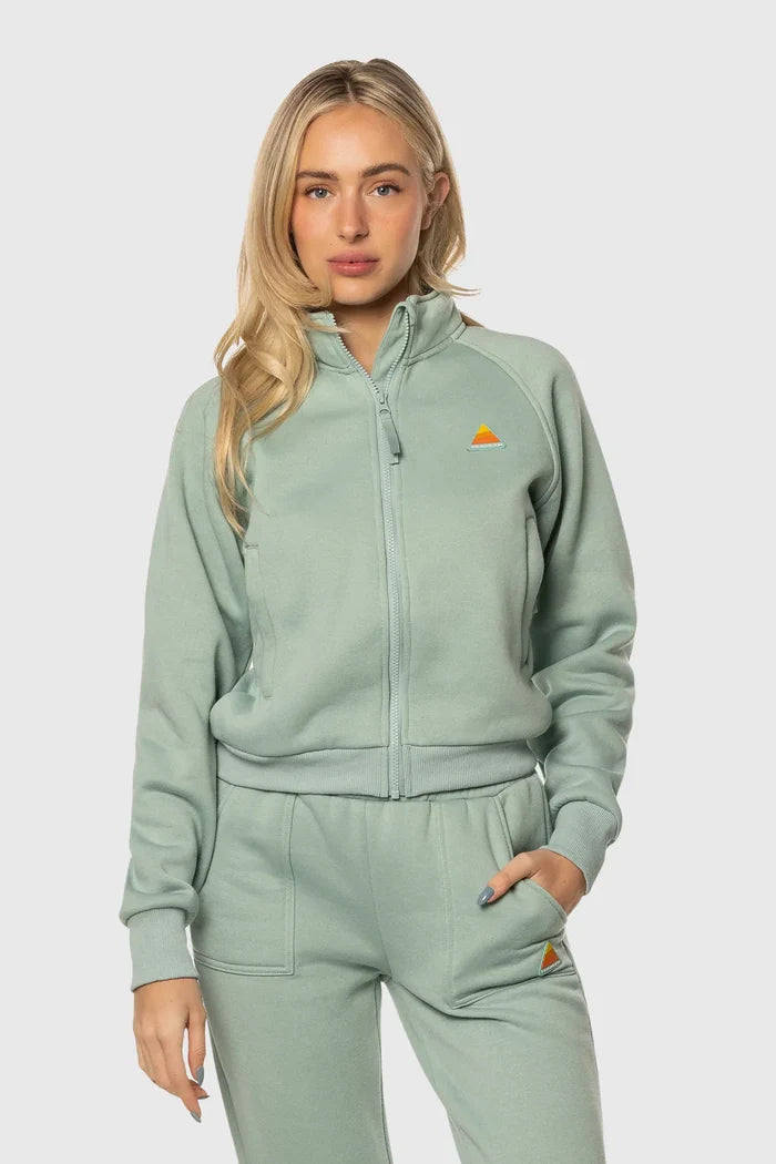 TEAMLTD Ladies Fleece Zip Mint