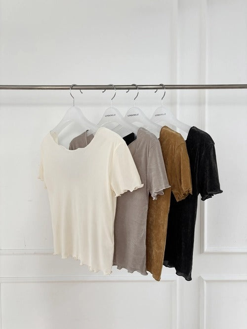 Velvet Linen Tee
