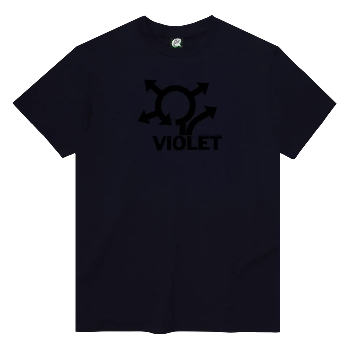 Violet - Where Do You Think You're Going Shirt (Navy)