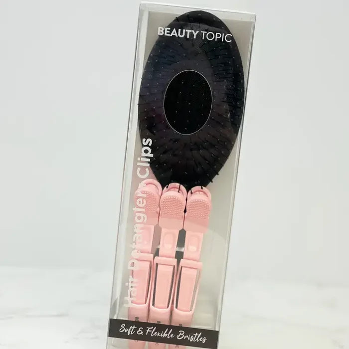 Wet Brush & Clip Set