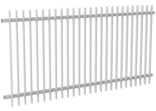 40x10 Aluminium Batten Fence Panel | Radiator Style 80mm Gap Australia