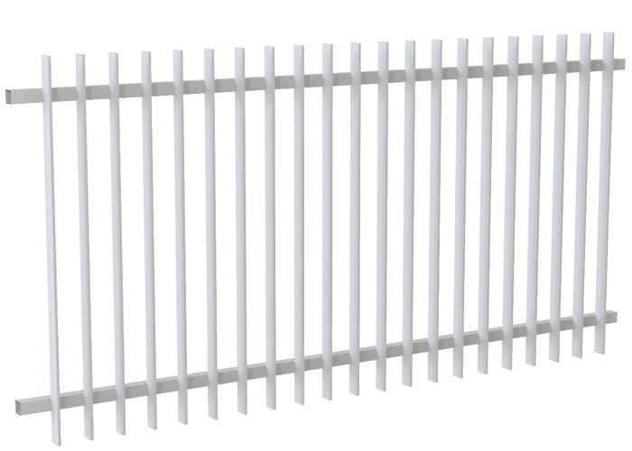 50x10 Aluminium Batten Fence Panel | Radiator Style 100mm Gap Australia