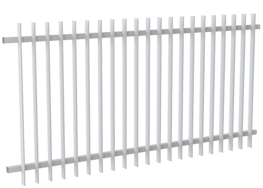 50x10 Aluminium Batten Fence Panel | Radiator Style 100mm Gap Australia