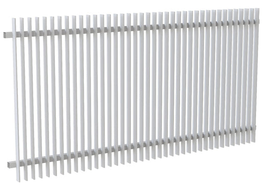 50x10 Aluminium Batten Fence Panel | Radiator Style 50mm Gap Australia