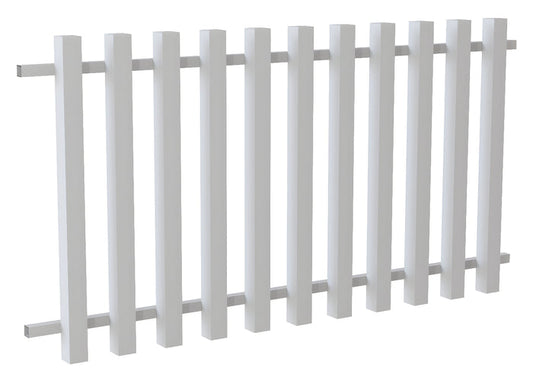 75x75 Aluminium Batten Fence Panel | Radiator Style 125mm Gap Australia