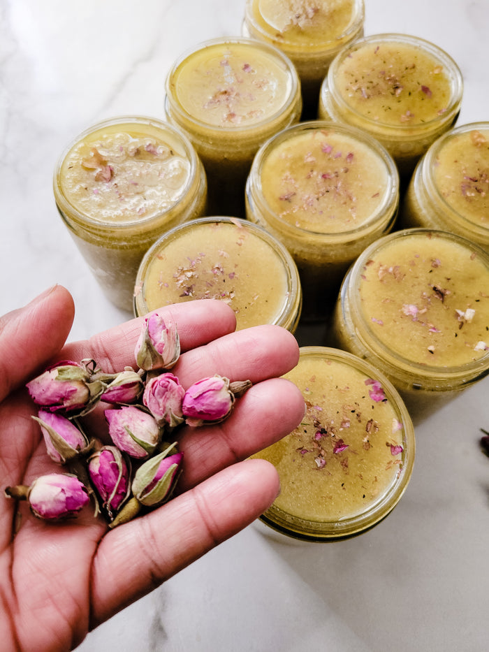 8oz CITRUS + ROSE BODY SCRUB