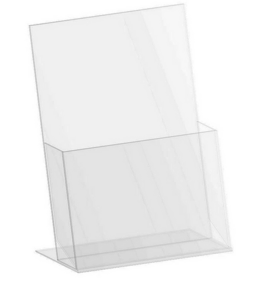 A4 Brochure holder stand | Perspex
