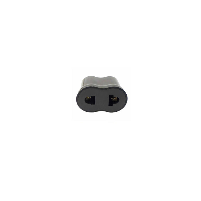 Back Side View of Nongrounded Adapter Plug