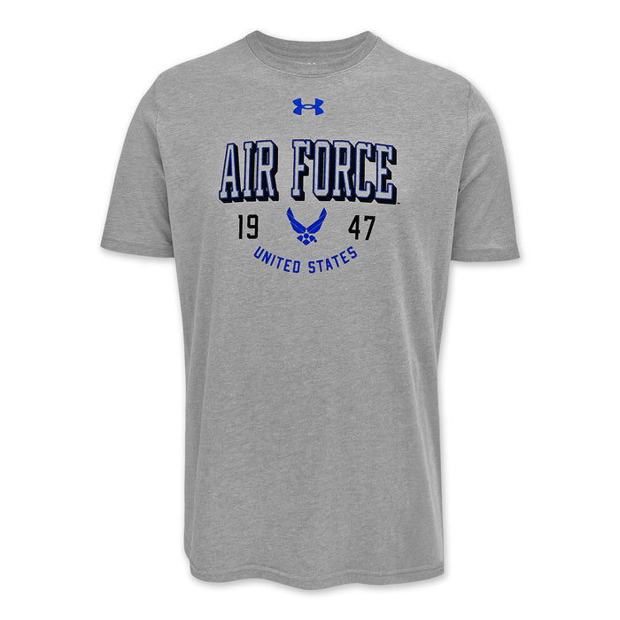 Air Force Under Armour 1947 Performance Cotton T-Shirt (Grey)