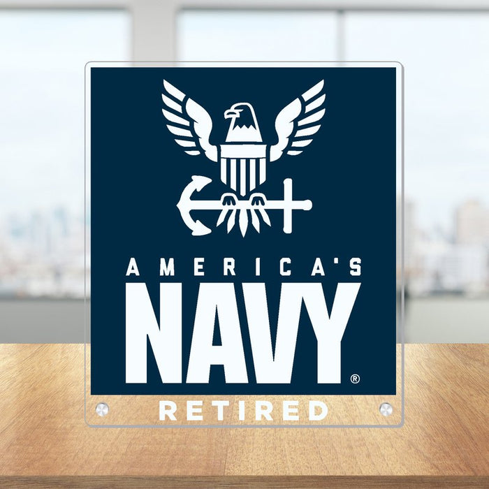 America’s Navy Eagle Retired Acrylic Sign*