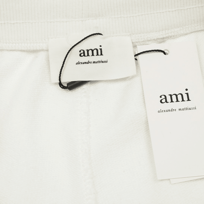 "Ami" Shorts White/Red